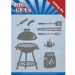 Stanzschablone - Yvonne Creations - Big Guys - BBQ, Grillen 