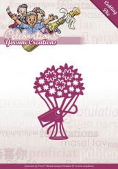 Stanzschablone - Yvonne Creations - Celebrations - Blumenstrauss 