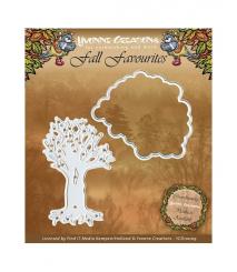 Stanzschablone - Yvonne Creations - Fall Favoriten - Saison Baum 