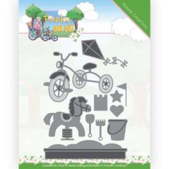 Stanzschablone - Yvonne Creations - Funky Day Out - Spielplatz 