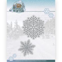 Stanzschablone - Yvonne Creations - Funky Nanna – Nordic Winter - Eiskristall 