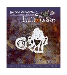 Stanzschablone - Yvonne Creations - Halloween - Kleiner Geist 