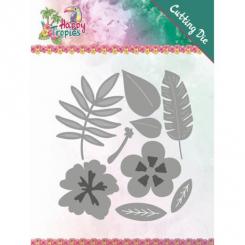 Stanzschablone - Yvonne Creations - Happy Tropics - Tropische Blumen 