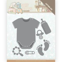 Stanzschablone - Yvonne Creations - Newborn Baby - Babybody 
