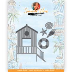 Stanzschablone - Yvonne Creations - Summer Vibes - Strandhaus 