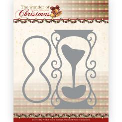 Stanzschablone - Yvonne Creations - The Wonder of Christmas - Sanduhr 