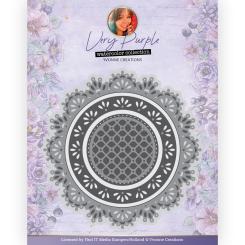 Stanzschablone - Yvonne Creations - Very Purple - Kreis 