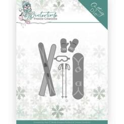 Stanzschablone - Yvonne Creations - Winter Time - Ski & Snowboard 