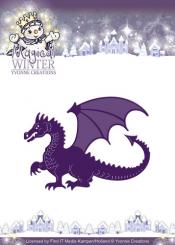 Stanzschablone - Yvonne Creations - Zauberhafte Winter - Dragon 