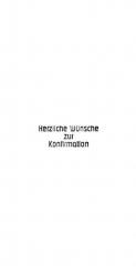 Stempel Herzliche Wünsche zur Konfirmation 