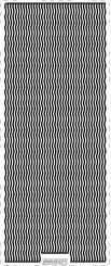 Stickerbogen Feine Linen zig-zag 100x230mm 