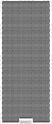 Stickerbogen Feine Linen zig-zag 100x230mm Silber Silber