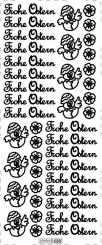 Stickerbogen Frohe Ostern 100 x 230mm 