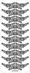 Stickerbogen Ornament 13 100 x 230mm 