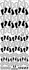 Stickerbogen Süße Babyfüße 100x230mm 