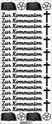 Stickerbogen Zur Kommunion 100x230mm 