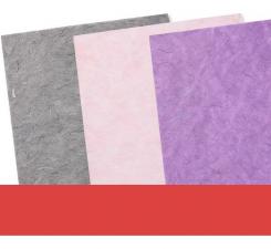 Strohseide 50x70cm - mohnrot 