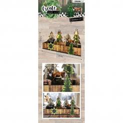 Studio Light MDF Set Nr.56 - Create your life Christmas - Wald -29,4x16,5cm 