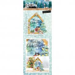 Studio Light MDF Set Nr.57 - Create your life Christmas - Haus -18x25cm 