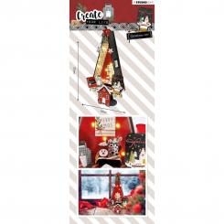 Studio Light MDF Set Nr.58 - Create your life Christmas - Baum - 16x35cm 