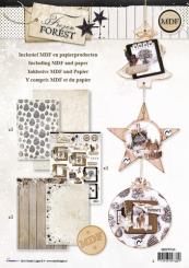 Studio Lights Studio Light MDF Set Frozen Forest bunting 