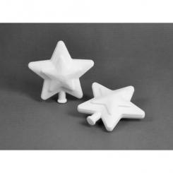 Styropor Doppelstern 8,3x8,3cm 