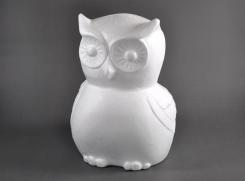 Styropor Eule groß 23cm 