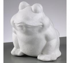 Styropor Frosch 14cm 