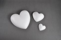 Styropor Halb Herz 150mm 150mm