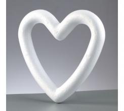 Styropor Herz Rahmen 15cm 