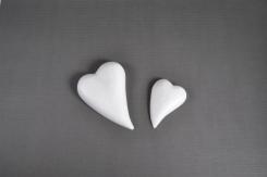 Styropor Herz-Tropfen 120x85mm halb 120x85mm halb