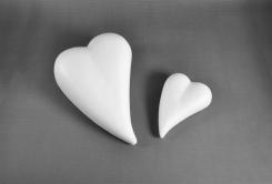 Styropor Herz-Tropfen voll & halb 