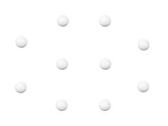 Styropor Kugel im 10er Pack 40mm 40mm