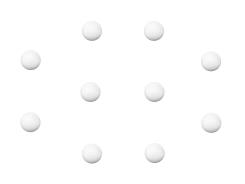 Styropor Kugel im 10er Pack 50mm 50mm