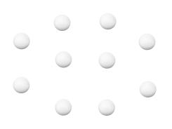 Styropor Kugel im 10er Pack 60mm 60mm