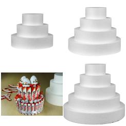 Styropor Torten-Set Mehrstöckig - Bodenhöhe: 5cm 