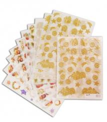 TBZ 10 x A4 Transparentpapier geprägt Weihnachten Set Nr.10 