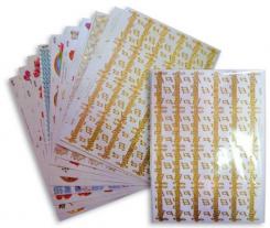 TBZ 10x A4 Prägekarton Metalliceffekt  Set Nr.2 