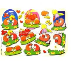 TBZ 3D Bogen geprägt - Alles Liebe Igel 