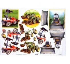 TBZ 3D Bogen geprägt - Bauarbeit / Landwirtschaft 