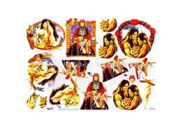 TBZ 3D Bogen geprägt - Indianer 