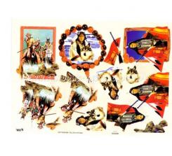 TBZ 3D Bogen geprägt - Indianer 