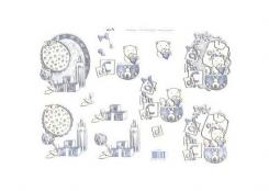 TBZ 3D Etappen Bogen Perlmutt geprägt Anlässe 