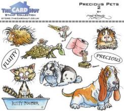 The Card Hut Clearstempel A6 - Precious Pets 2 