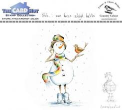 The Card Hut Clearstempel A6 - Snowboots: Shh, I Hear Sleigh Bells 