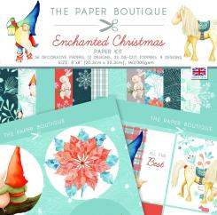 The Paper Boutique Paper Kit 36 Bögen 160/300gr - 20,3x20,3cm - Enchanted Christmas 