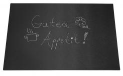 Tisch-Set aus Tafelfolie, ca. 30 x 40 cm, 2er Set, inkl. Kreide 