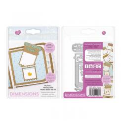Tonic Studios Dimensions Stanzschablone 11tlg. - Mein erstes Memory Book Pocket Slider 
