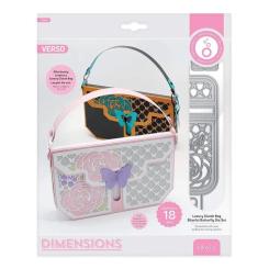 Tonic Studios Dimensions Stanzschablone 21tlg. - Luxury Clutch Blissful Butterfly Handtasche 