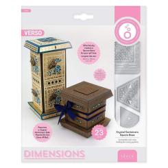 Tonic Studios Dimensions Stanzschablone 23tlg. - Crystal Containers - Square Base 